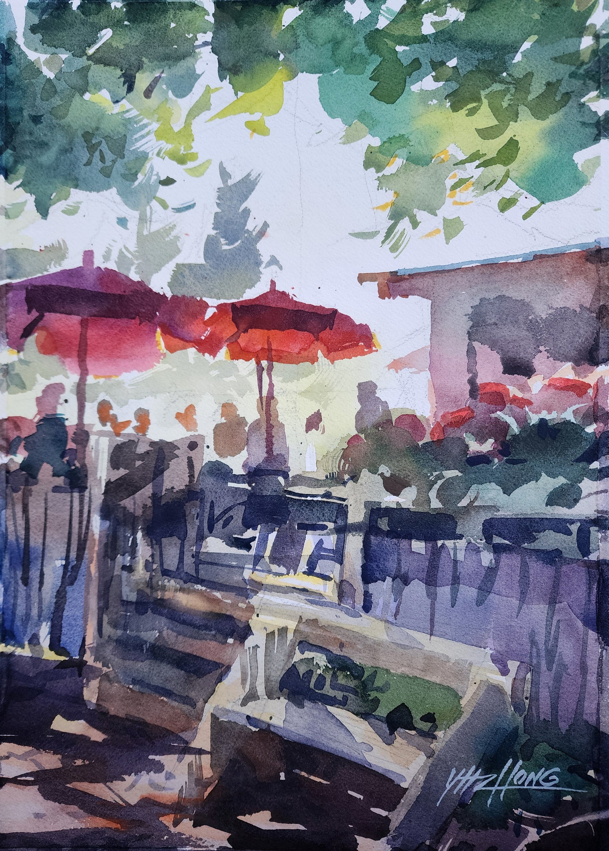 Under the Red Umbrellas