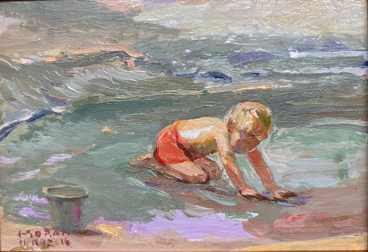 Swimmers Sketch 1 Fish Creek Public Beach 