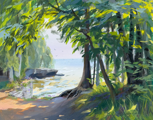Between Storms at Cave Point