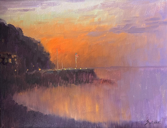 Dusk on Sunset Bay