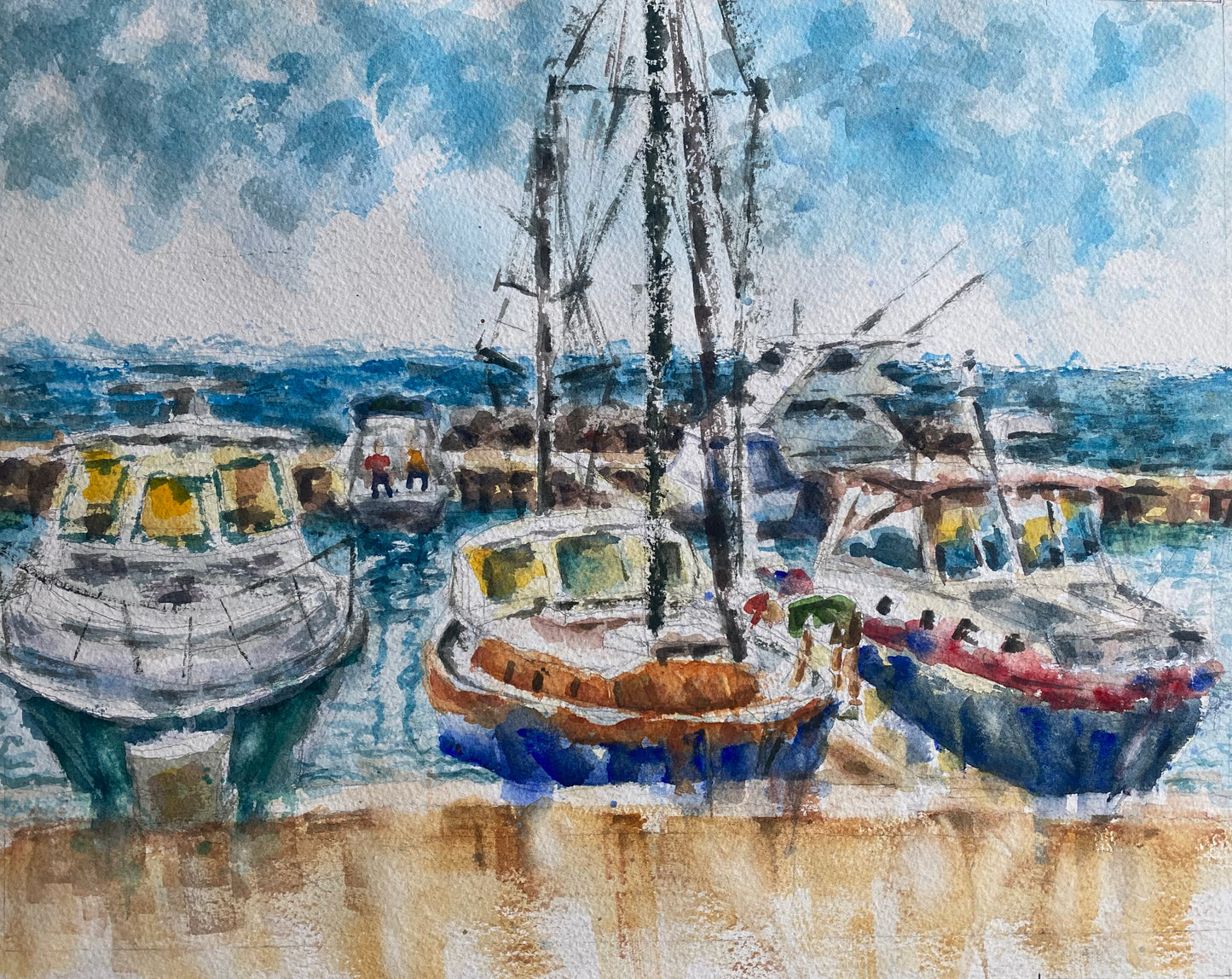 Hanging out at the Marina