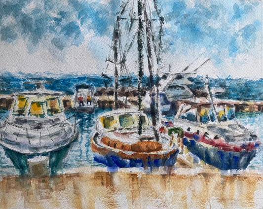 Hanging out at the Marina