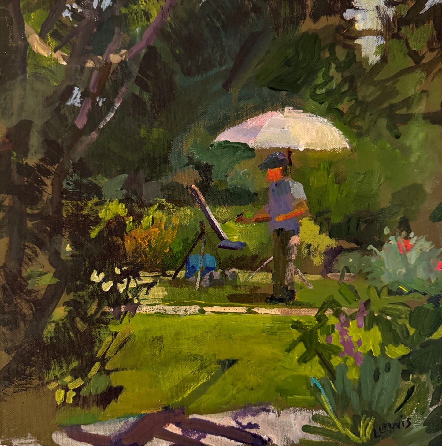 Raj Painting Garden Door