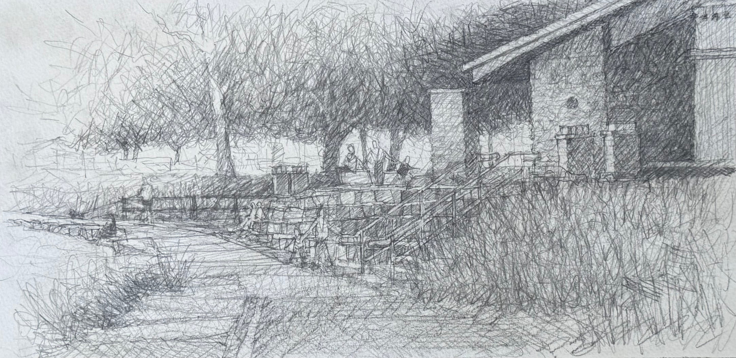 Passing Time Along the Waterfront 