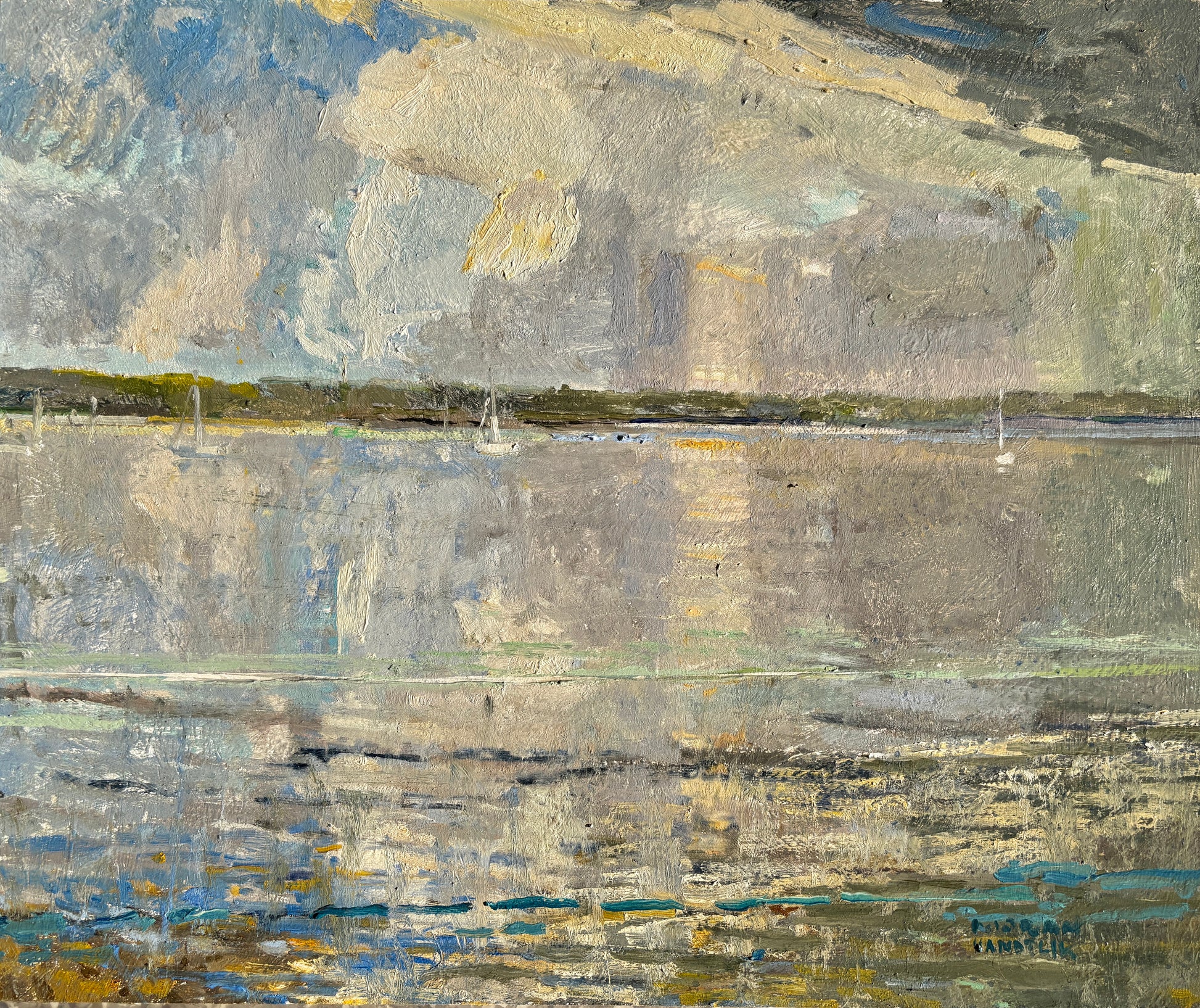 Rain Oh Beautiful, one hour study in the rain at Eagle Harbor
