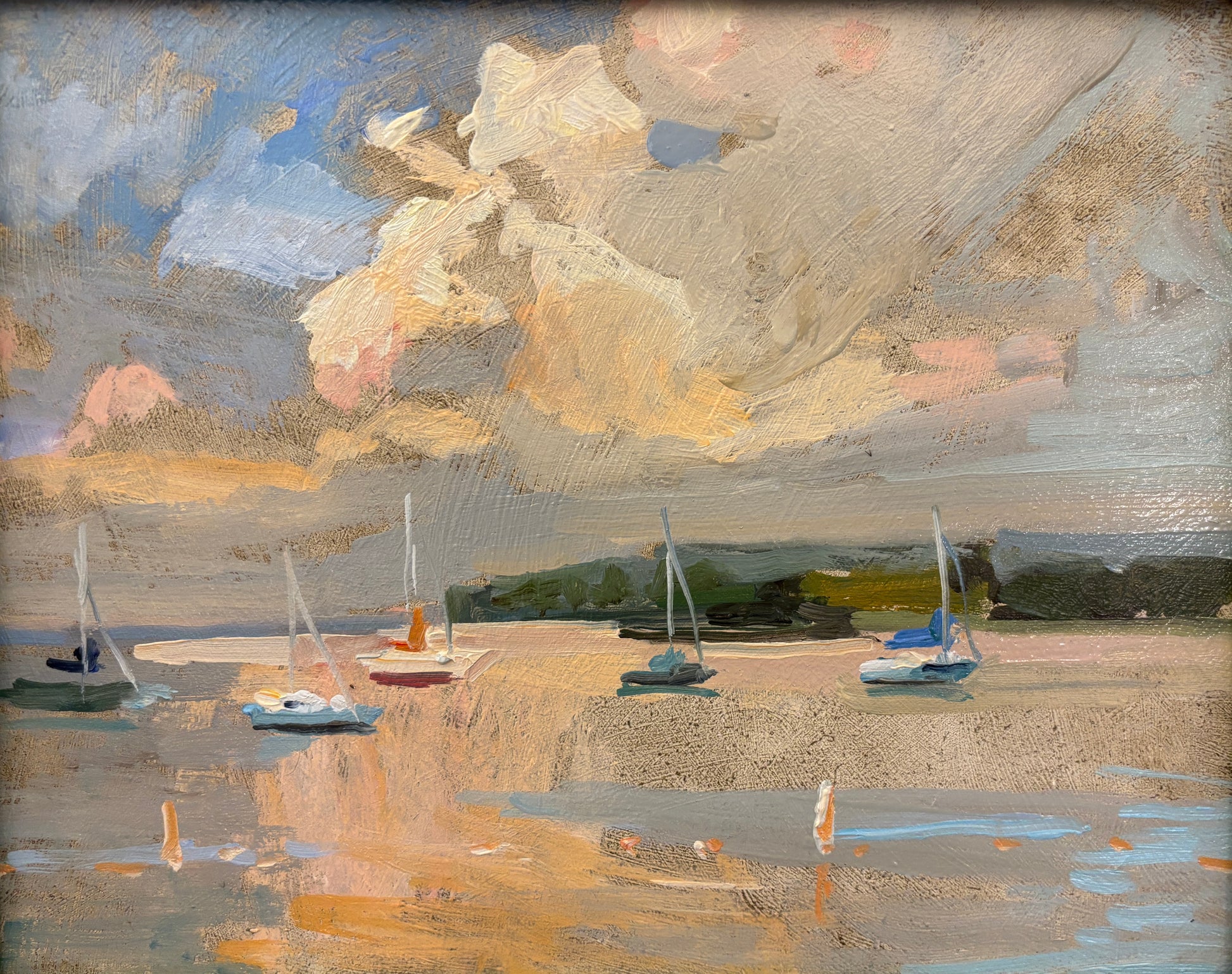 Oh The Light ; Fish Creek Public Beach  en Plein air