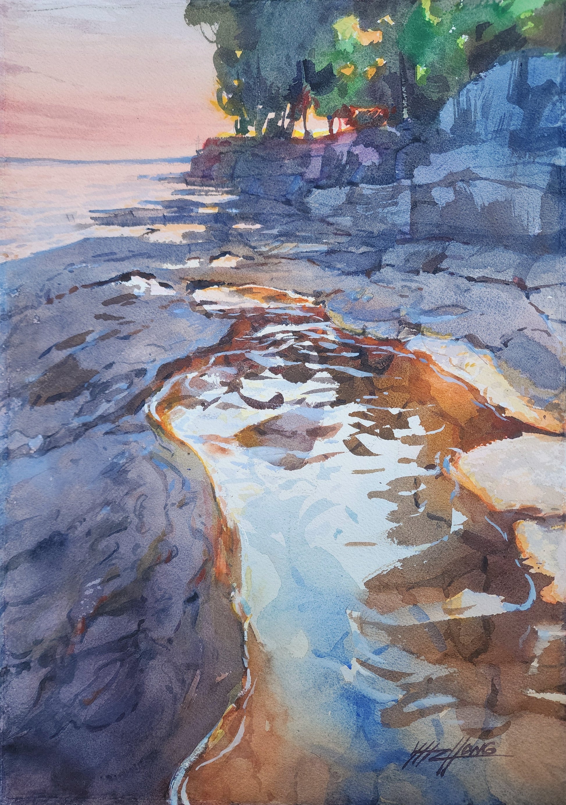Cave Point Reflection 