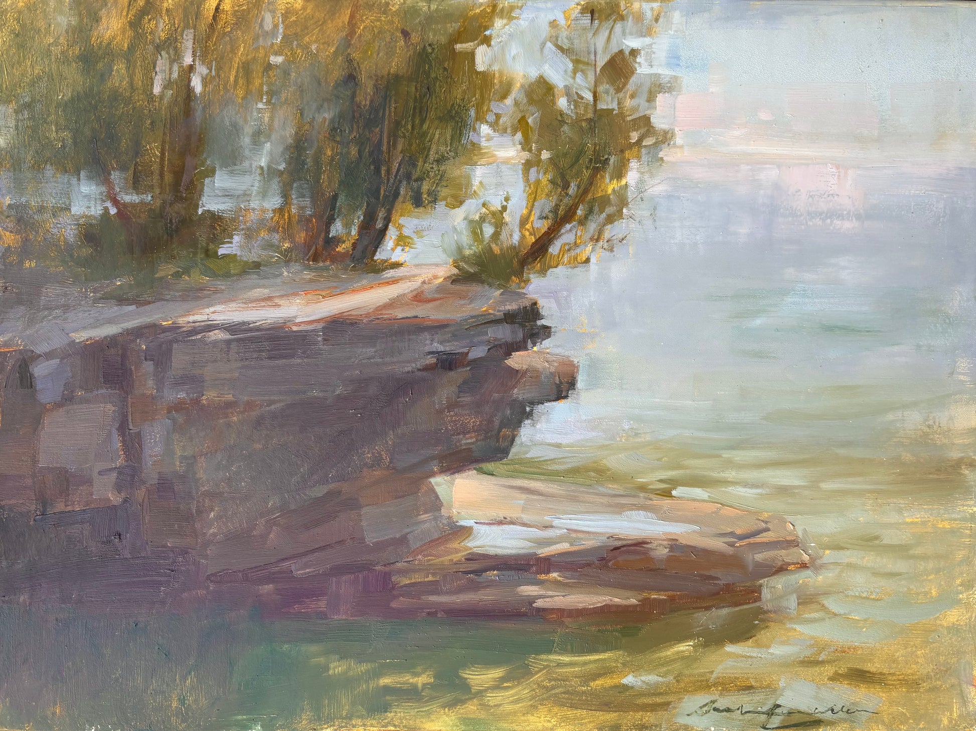 Cave Point in Late Morning 
