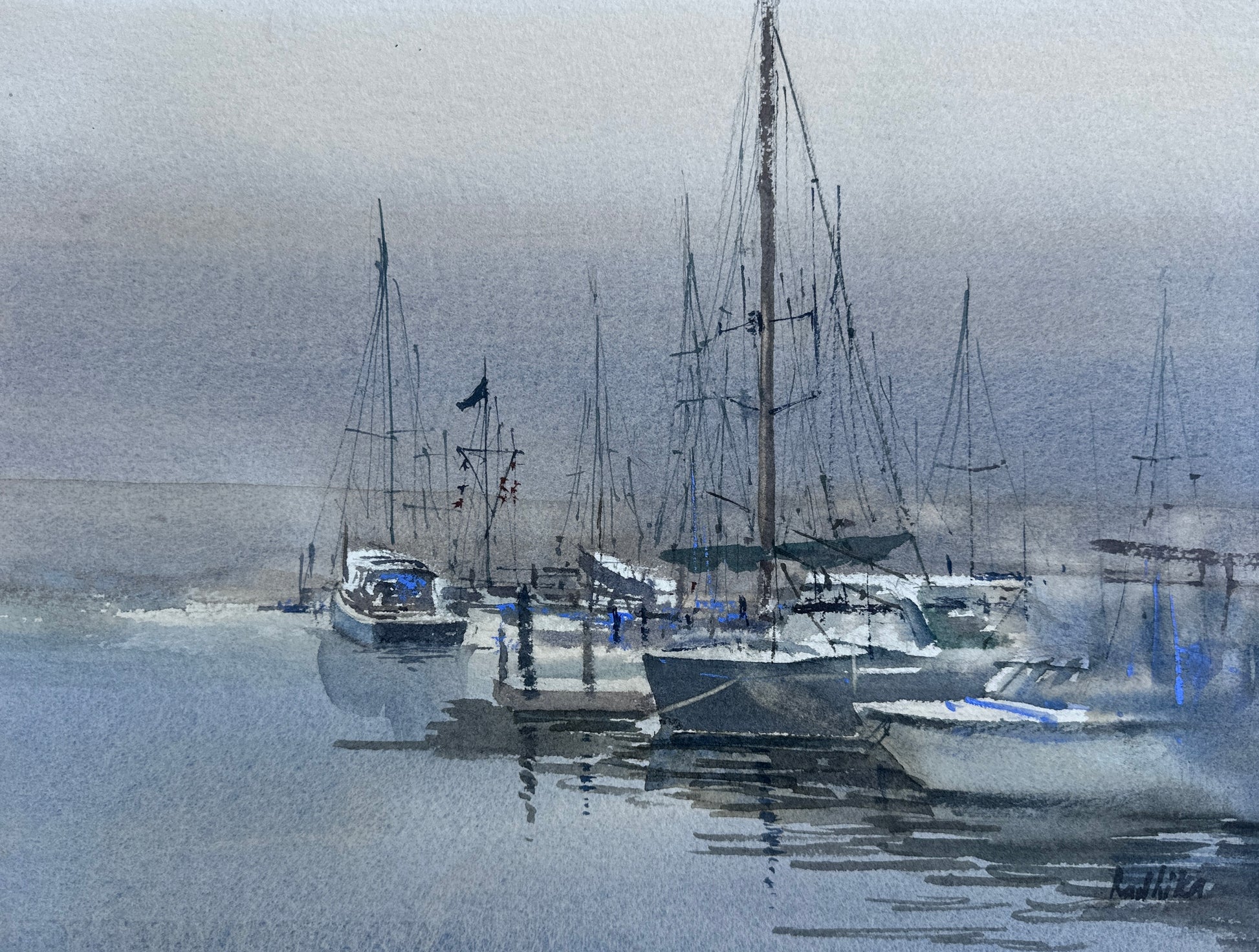 A Hazy Evening at Bayshore