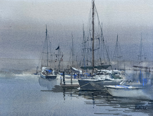 A Hazy Evening at Bayshore