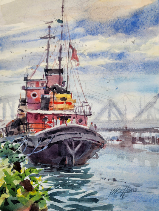 Tugboat on the River