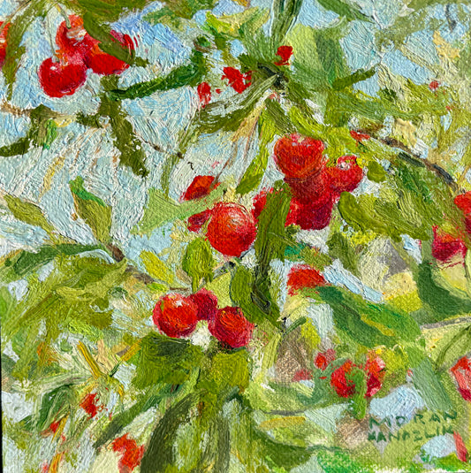 Cherries up near Hendricksens en plein air